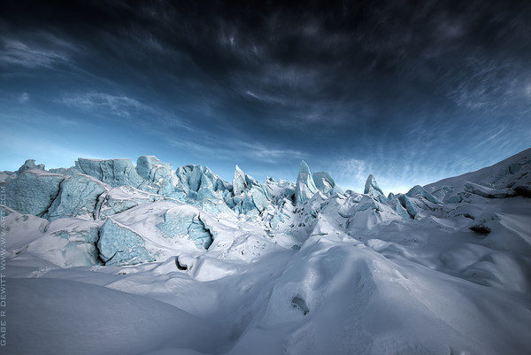 Alpine Glow on Matanuska Glacier