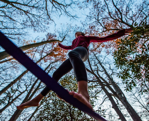 Slack Line, Balancing tree