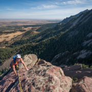 Climbing in Colorado, 3rd Flat Iron, Boulder, CO, Travel, Climbing, Tara Smith