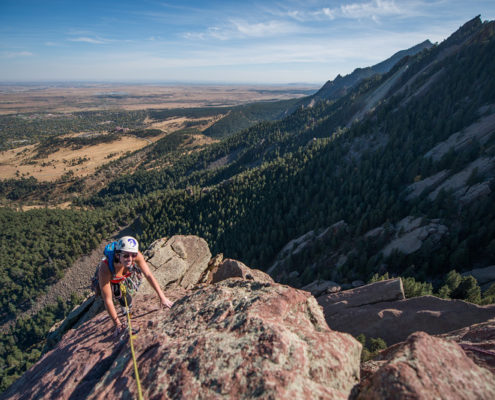 Climbing in Colorado, 3rd Flat Iron, Boulder, CO, Travel, Climbing, Tara Smith
