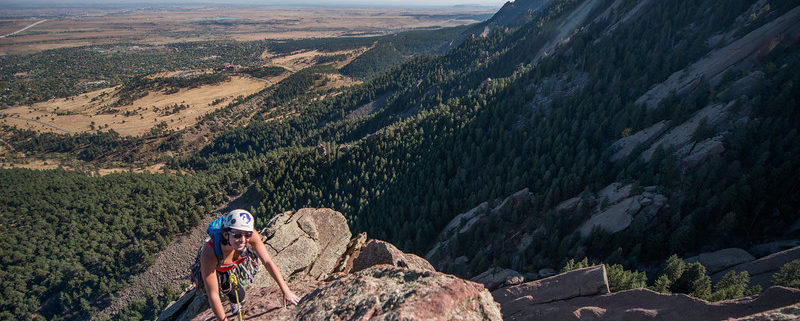 Climbing in Colorado, 3rd Flat Iron, Boulder, CO, Travel, Climbing, Tara Smith